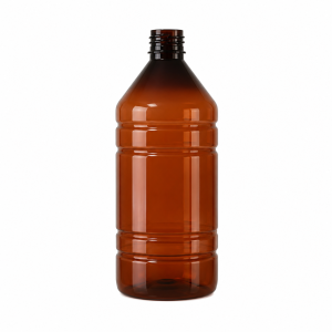 Botella PET Ambar x 1 lt c/tapa
