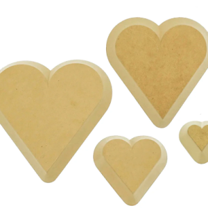 Contramolde Corazones x 4 unidades