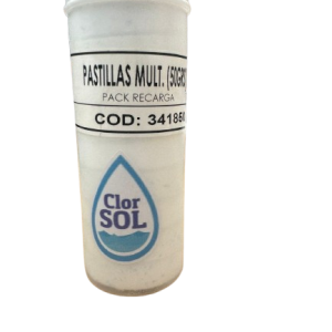 Recarga Pastillas Multiaccion Clorsol x10 x 50 grms 500 gramos