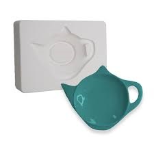 Molde Ceramica Plato porta Saquito de Te P001