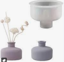Molde De Silicona Florero Campana