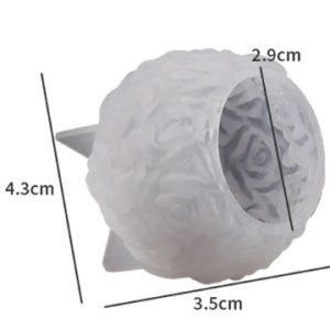 Molde de Silicona Vela Flor 40mm