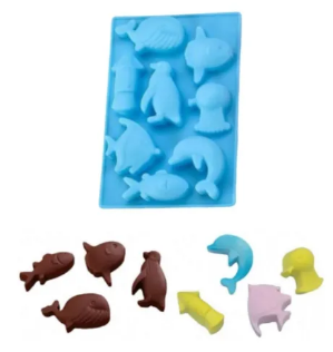 Molde Silicona 8 Figuras Marinas