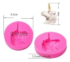 Molde De Silicona Cabeza Unicornio
