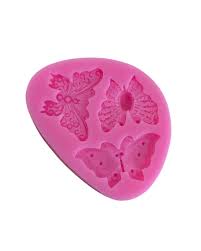Molde De Silicona 3 Mariposas