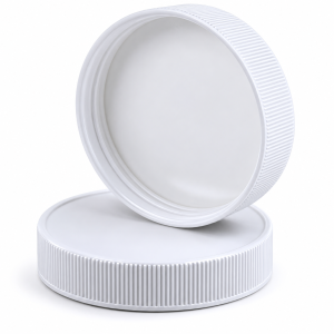 Tapa plastica ,de 10cm para frasco, a rosca