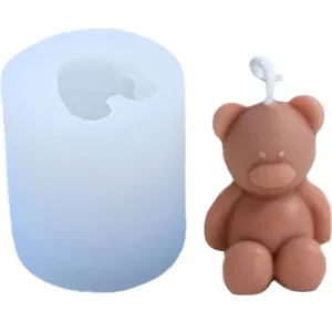 Molde de silicona Osito Sentado 5cm