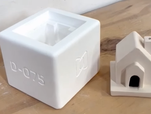 Molde ceramica Casita