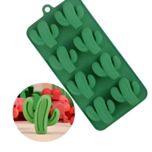 Molde Silicona Marron Cactus