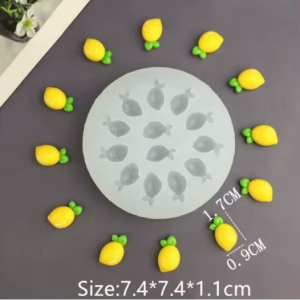 Molde Silicona 12 Mangos Mini