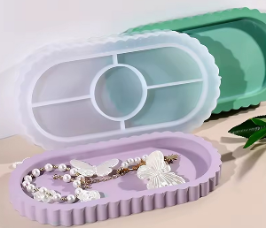 Molde Silicona Bandeja borde ondulado 18cm