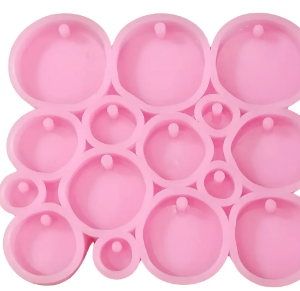 Molde Silicona 15 Circulos diferentes