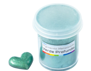 Pigmento Metálico Verde Profundo x 5 grs