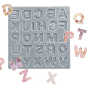Molde de Siicona Letras de 3 cm