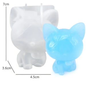 Molde Silicona Gato