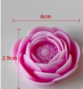 Molde de Silicona Flor 6 cm